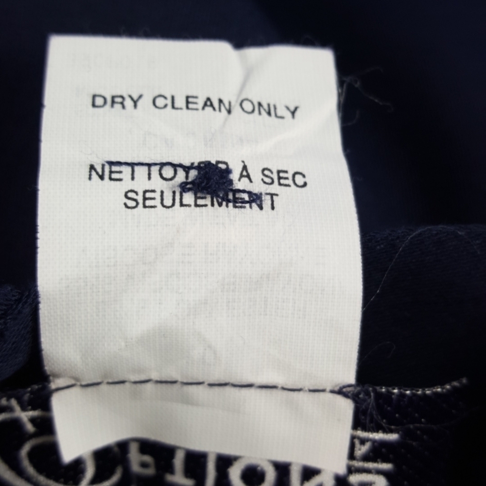 Della Spiga Italy VTG 80s Navy Blue Pleated Slacks (10) - Picture 15 of 15